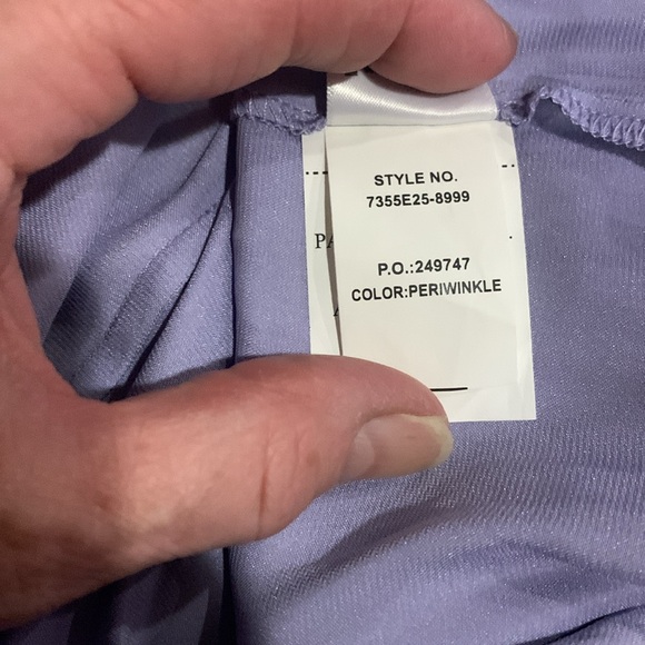 NWOT Paige V-back Thong Bodysuit Ruffled Cap Sleeve in Periwinkle Size XL - Picture 12 of 12